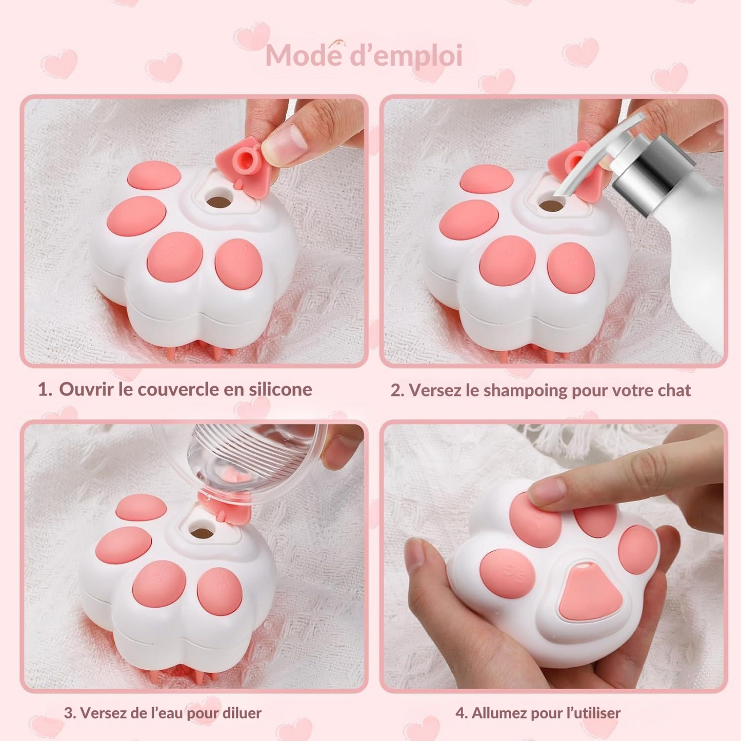 Brosse Vapeur 4-en-1 - Animaé