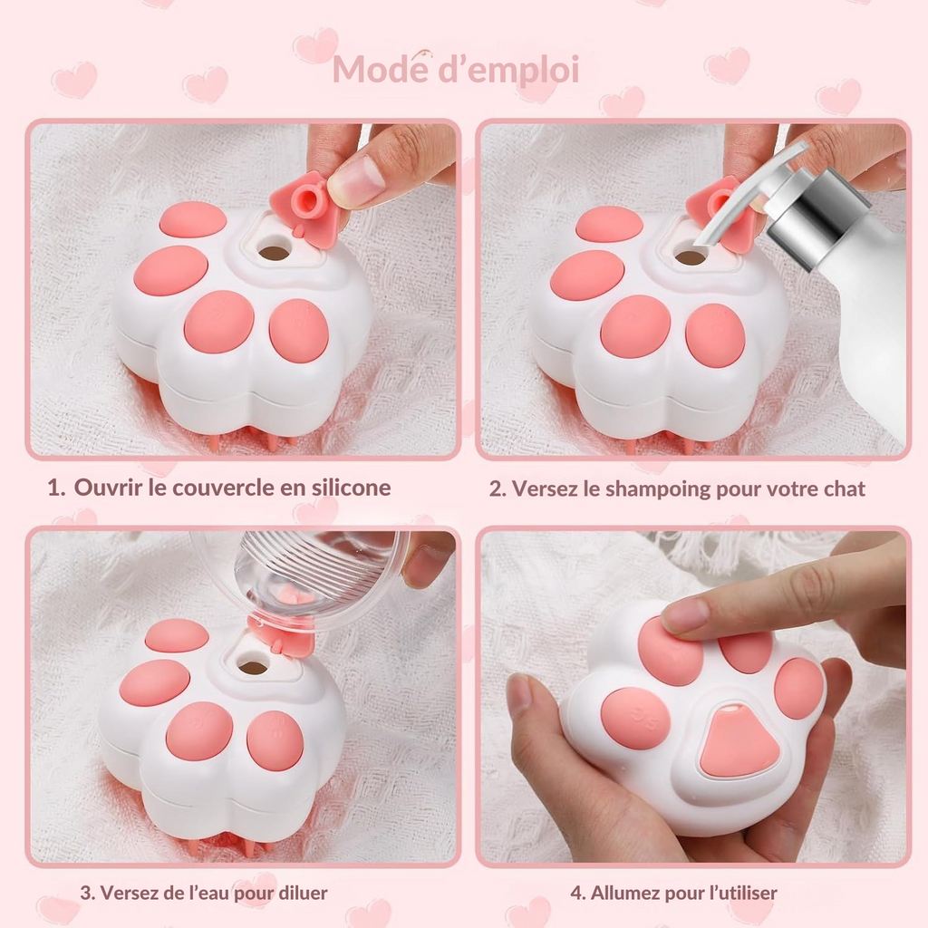 Brosse Vapeur 4-en-1 - Animaé