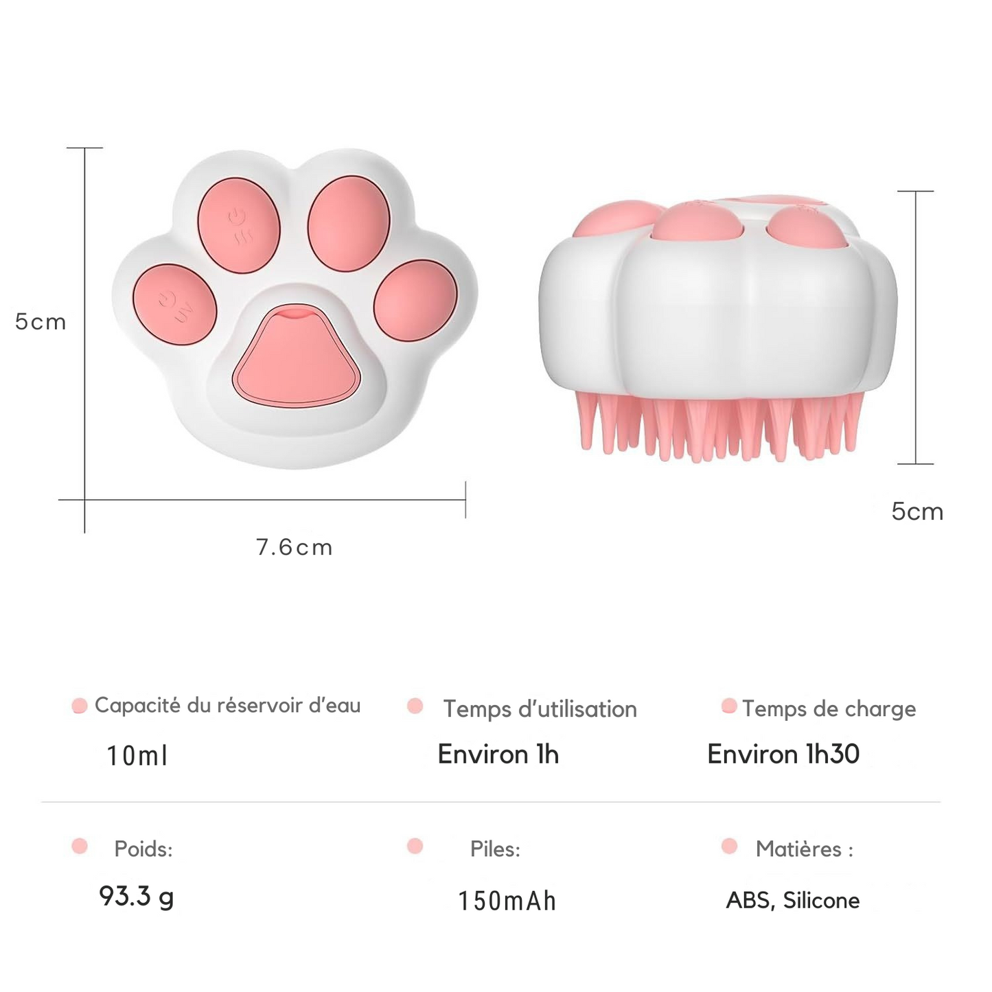 Brosse Vapeur 4-en-1 - Animaé